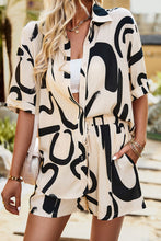 Load image into Gallery viewer, WORK OF ART Printed Shorts Set
