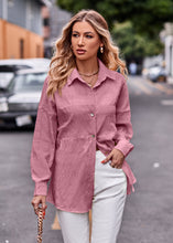 Load image into Gallery viewer, Dropped Shoulder Longline Shirt