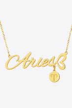 Load image into Gallery viewer, Constellation Pendant Zircon Necklace