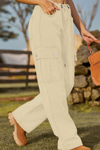 Load image into Gallery viewer, Loose Fit Drawstring Jeans with Pocket
