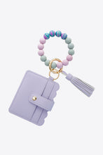 Load image into Gallery viewer, Beaded Tassel Keychain with Wallet