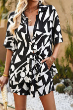 Load image into Gallery viewer, WORK OF ART Printed Shorts Set