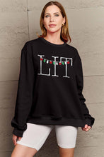 Load image into Gallery viewer, Simply Love Full Size LIT Long Sleeve Sweatshirt