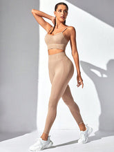 Load image into Gallery viewer, GYM WEAR Shrug, Cami, and Leggings Active Set