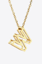Load image into Gallery viewer, U to Z Letter Pendant Necklace