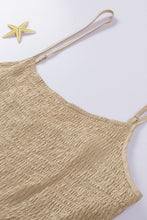 Load image into Gallery viewer, Smocked Square Neck Spaghetti Strap Cami