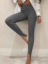 Load image into Gallery viewer, Ribbed Mid Waist Leggings