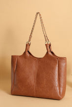 Load image into Gallery viewer, PU Leather Tote Bag