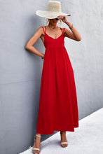 Load image into Gallery viewer, Double Strap Tie Back Dress