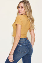 Load image into Gallery viewer, Basic Bae Full Size Ribbed Round Neck Short Sleeve T-Shirt