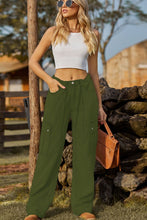 Load image into Gallery viewer, Loose Fit Drawstring Jeans with Pocket