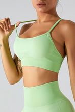 Load image into Gallery viewer, Crisscross Spaghetti Strap Active Cami