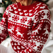 Load image into Gallery viewer, Christmas Raglan Sleeve Sweater
