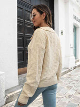 Load image into Gallery viewer, Johnny Collar Dropped Shoulder Sweater