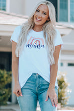 Load image into Gallery viewer, Women Graphic Round Neck Tee Shirt
