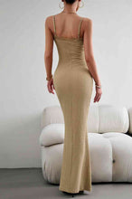 Load image into Gallery viewer, Spaghetti Strap Maxi Fishtail Dress
