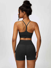 Load image into Gallery viewer, Sport Bra and Wide Waistband Shorts Set