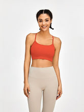 Load image into Gallery viewer, Crisscross Spaghetti Strap Active Bra