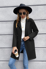 Load image into Gallery viewer, Lapel Collar Long Sleeve Blazer