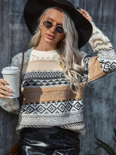 Load image into Gallery viewer, Dropped Shoulder Round Neck Sweater