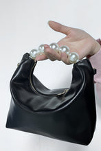 Load image into Gallery viewer, PU Leather Pearl Handbag