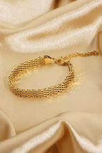Load image into Gallery viewer, 18K Gold-Plated Wide Chain Bracelet