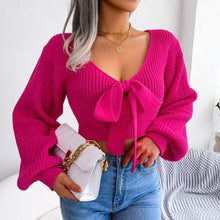 Load image into Gallery viewer, ETIQUETTE FIRST Cropped Sweater