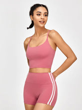 Load image into Gallery viewer, Crisscross Spaghetti Strap Active Bra