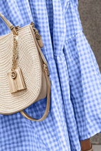 Load image into Gallery viewer, Full Size Smocked Ruffled Plaid Ruffle Hem Dress