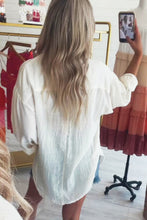Load image into Gallery viewer, Dropped Shoulder Button Down Shirt