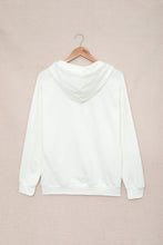 Load image into Gallery viewer, Lace-Up Dropped Shoulder Hoodie