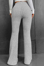 Load image into Gallery viewer, Ribbed High Waist Flare Bootcut Pants