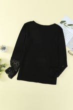 Load image into Gallery viewer, Plus Size Spliced Lace Ribbed Top