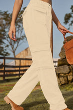 Load image into Gallery viewer, Loose Fit Long Jeans with Pockets