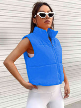Load image into Gallery viewer, Zip-Up Puffer Vest