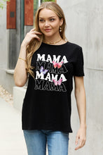 Load image into Gallery viewer, Simply Love MAMA Butterfly Graphic Cotton T-Shirt