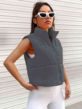 Load image into Gallery viewer, Zip-Up Puffer Vest