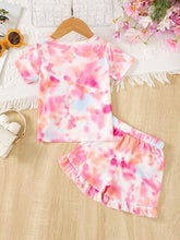 Load image into Gallery viewer, Baby Girl BESTIE Round Neck T-Shirt and Shorts Set