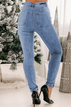 Load image into Gallery viewer, Button Fly Center Seam High Rise Jeans