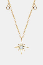 Load image into Gallery viewer, Moissanite North Star Pendant 925 Sterling Silver Necklace