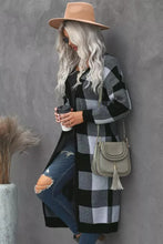 Load image into Gallery viewer, Camille Plaid Duster Cardigan