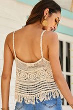 Load image into Gallery viewer, Fringe Hem V-Neck Cami