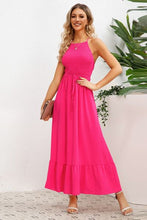Load image into Gallery viewer, Smocked Crisscross Spaghetti Strap Dress