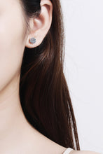 Load image into Gallery viewer, Moissanite Floral-Shaped Stud Earrings