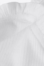 Load image into Gallery viewer, Ribbed Ruffle Trim Sleeveless Bodysuit