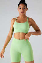 Load image into Gallery viewer, Crisscross Spaghetti Strap Active Cami