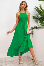 Load image into Gallery viewer, Smocked Crisscross Spaghetti Strap Dress