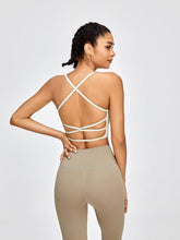 Load image into Gallery viewer, Crisscross Spaghetti Strap Active Bra