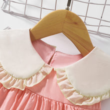 Load image into Gallery viewer, Bunny Ear Peter Pan Collar Sleeveless Dress