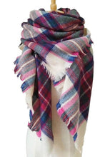 Load image into Gallery viewer, Plaid Imitation Cashmere Scarf